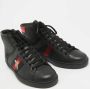 Gucci Vintage Pre-owned Leather sneakers Black Heren - Thumbnail 4