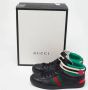 Gucci Vintage Pre-owned Leather sneakers Black Heren - Thumbnail 9