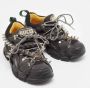 Gucci Vintage Pre-owned Leather sneakers Black Heren - Thumbnail 2