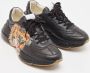Gucci Vintage Pre-owned Leather sneakers Black Heren - Thumbnail 2