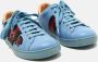 Gucci Vintage Pre-owned Leather sneakers Blue Dames - Thumbnail 4