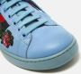 Gucci Vintage Pre-owned Leather sneakers Blue Dames - Thumbnail 7