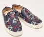 Gucci Vintage Pre-owned Leather sneakers Blue Dames - Thumbnail 4