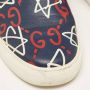 Gucci Vintage Pre-owned Leather sneakers Blue Dames - Thumbnail 8