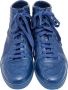 Gucci Vintage Pre-owned Leather sneakers Blue Dames - Thumbnail 2