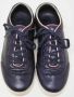 Gucci Vintage Pre-owned Leather sneakers Blue Dames - Thumbnail 3