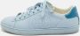 Gucci Vintage Pre-owned Leather sneakers Blue Dames - Thumbnail 2