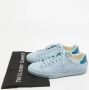 Gucci Vintage Pre-owned Leather sneakers Blue Dames - Thumbnail 9