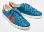 Gucci Vintage Pre-owned Leather sneakers Blue Heren - Thumbnail 4