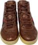 Gucci Vintage Pre-owned Leather sneakers Brown Dames - Thumbnail 3