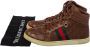 Gucci Vintage Pre-owned Leather sneakers Brown Dames - Thumbnail 8