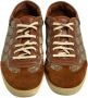 Gucci Vintage Pre-owned Leather sneakers Brown Dames - Thumbnail 2