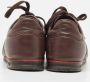 Gucci Vintage Pre-owned Leather sneakers Brown Dames - Thumbnail 4