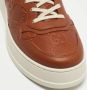 Gucci Vintage Pre-owned Leather sneakers Brown Heren - Thumbnail 7