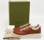 Gucci Vintage Pre-owned Leather sneakers Brown Heren - Thumbnail 9