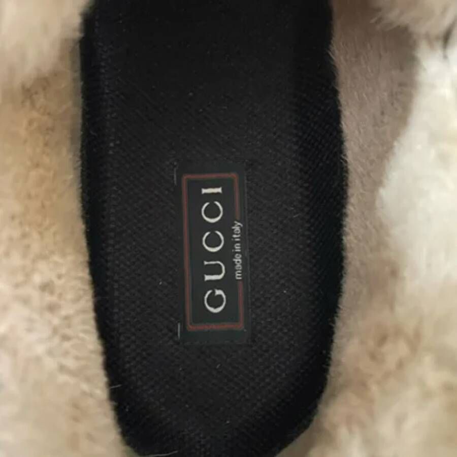 Gucci Vintage Pre-owned Leather sneakers Brown Heren