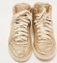 Gucci Vintage Pre-owned Leather sneakers Gray Dames - Thumbnail 2