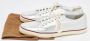 Gucci Vintage Pre-owned Leather sneakers Gray Dames - Thumbnail 9