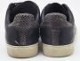 Gucci Vintage Pre-owned Leather sneakers Gray Dames - Thumbnail 5