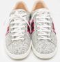 Gucci Vintage Pre-owned Leather sneakers Gray Dames - Thumbnail 3