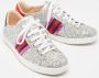 Gucci Vintage Pre-owned Leather sneakers Gray Dames - Thumbnail 4