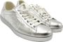 Gucci Vintage Pre-owned Leather sneakers Gray Heren - Thumbnail 6