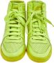 Gucci Vintage Pre-owned Leather sneakers Green Dames - Thumbnail 2