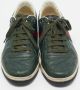 Gucci Vintage Pre-owned Leather sneakers Green Heren - Thumbnail 2