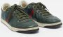 Gucci Vintage Pre-owned Leather sneakers Green Heren - Thumbnail 3