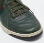 Gucci Vintage Pre-owned Leather sneakers Green Heren - Thumbnail 6