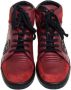 Gucci Vintage Pre-owned Leather sneakers Red Dames - Thumbnail 2