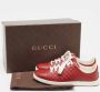 Gucci Vintage Pre-owned Leather sneakers Red Dames - Thumbnail 9