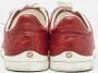 Gucci Vintage Pre-owned Leather sneakers Red Dames - Thumbnail 5