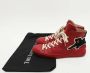 Gucci Vintage Pre-owned Leather sneakers Red Heren - Thumbnail 8