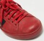 Gucci Vintage Pre-owned Leather sneakers Red Heren - Thumbnail 8