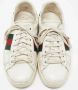 Gucci Vintage Pre-owned Leather sneakers White Dames - Thumbnail 3