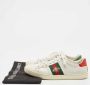 Gucci Vintage Pre-owned Leather sneakers White Dames - Thumbnail 9