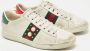 Gucci Vintage Pre-owned Leather sneakers White Dames - Thumbnail 4