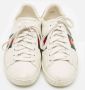 Gucci Vintage Pre-owned Leather sneakers White Dames - Thumbnail 3