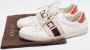 Gucci Vintage Pre-owned Leather sneakers White Dames - Thumbnail 9