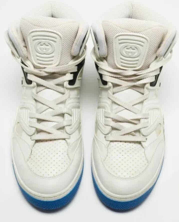 Gucci Vintage Pre-owned Leather sneakers White Dames