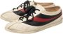 Gucci Vintage Pre-owned Leather sneakers White Dames - Thumbnail 3