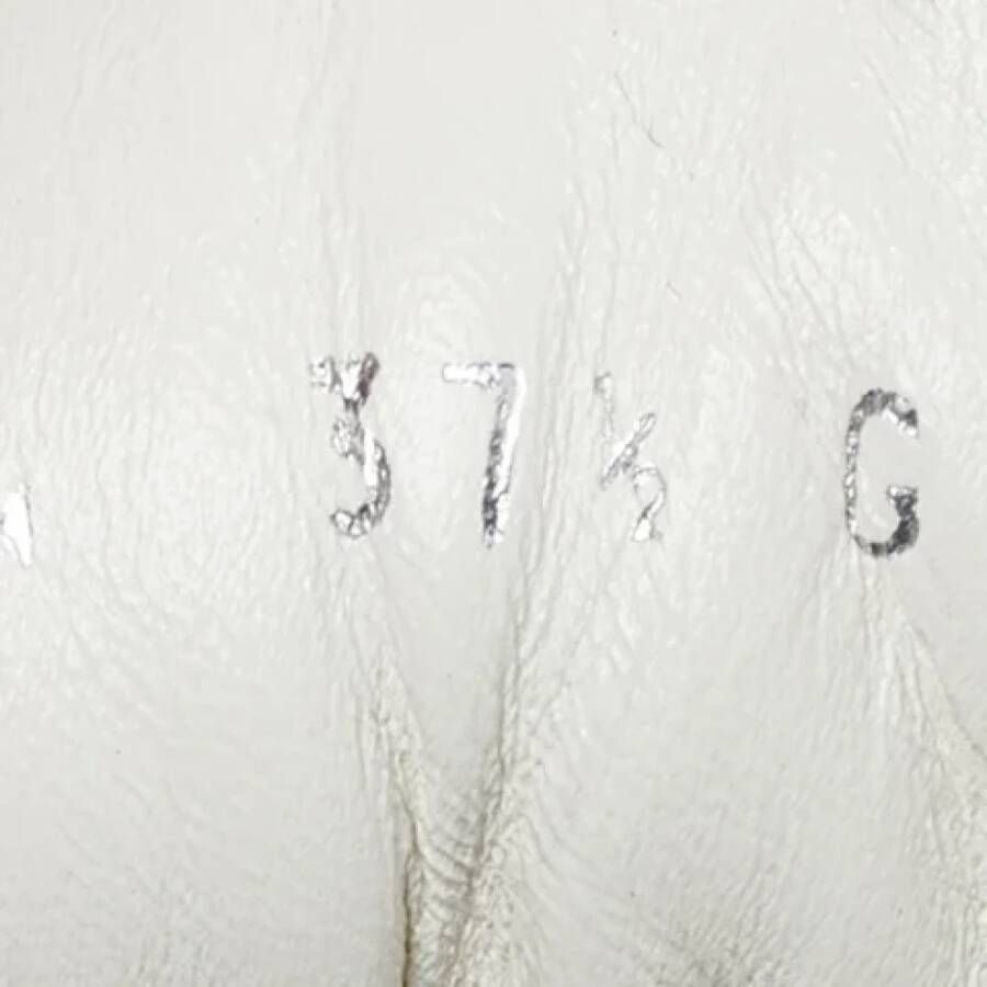 Gucci Vintage Pre-owned Leather sneakers White Dames