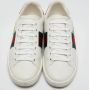 Gucci Vintage Pre-owned Leather sneakers White Dames - Thumbnail 3