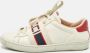 Gucci Vintage Pre-owned Leather sneakers White Dames - Thumbnail 2