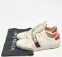 Gucci Vintage Pre-owned Leather sneakers White Dames - Thumbnail 9