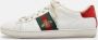 Gucci Vintage Pre-owned Leather sneakers White Dames - Thumbnail 2