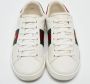 Gucci Vintage Pre-owned Leather sneakers White Dames - Thumbnail 3
