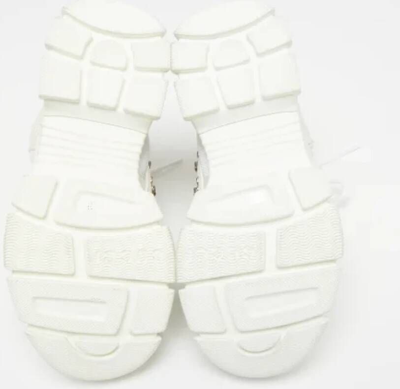 Gucci Vintage Pre-owned Leather sneakers White Dames