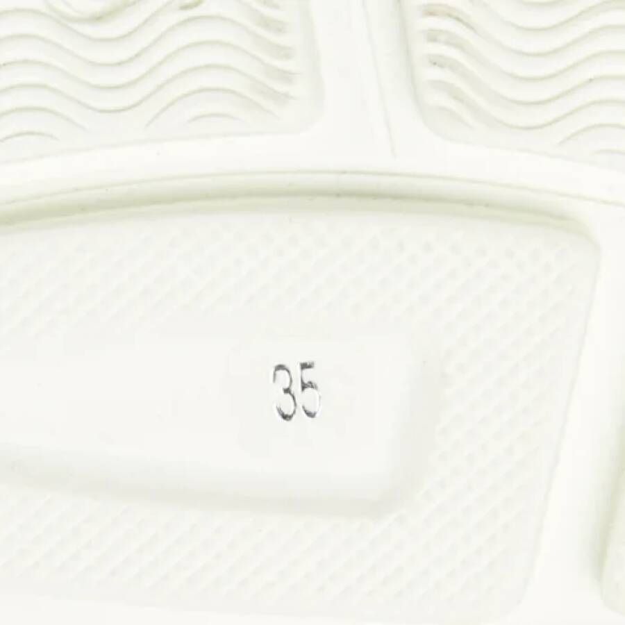 Gucci Vintage Pre-owned Leather sneakers White Dames